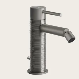 Смеситель для биде, Gessi, 316 Trame, цвет-Steel Brushed