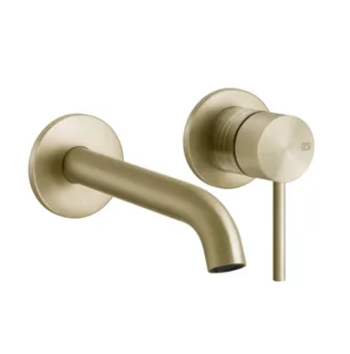 Смеситель для раковины, Gessi, 316 Trame, цвет-Brushed Brass PVD
