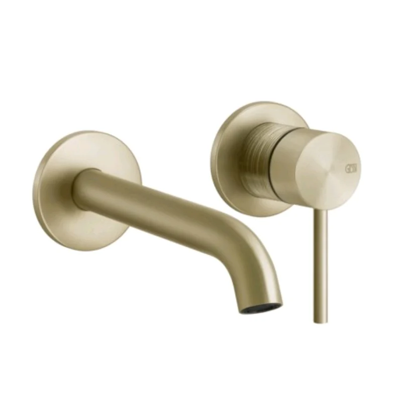 Смеситель для раковины, Gessi, 316 Trame, цвет-Brushed Brass PVD