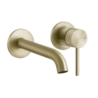 Смеситель для раковины, Gessi, 316 Trame, цвет-Brushed Brass PVD