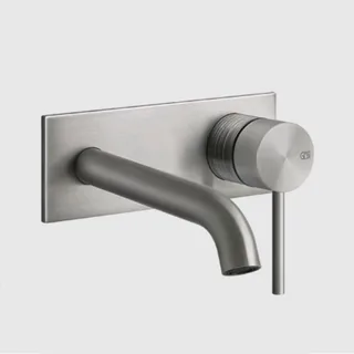 Смеситель для раковины, Gessi, 316 Trame, цвет-Steel Brushed