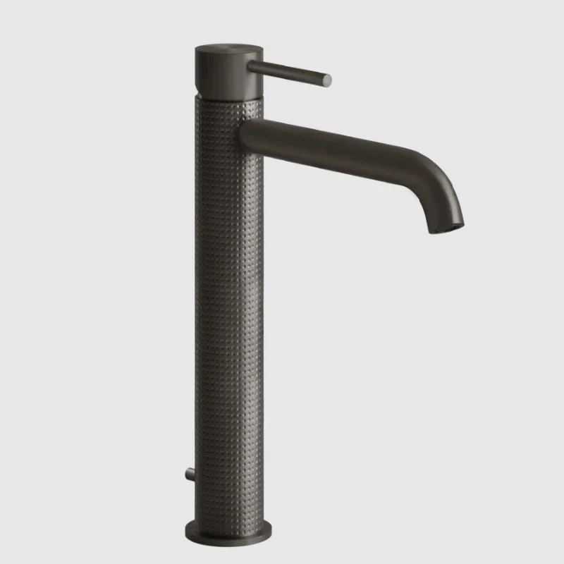 Смеситель для раковины, Gessi, 316 Cesello, цвет-Black Metal Brushed PVD