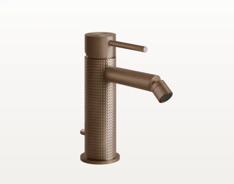 Смеситель для биде, Gessi, Cesello, цвет-Copper Brushed PVD