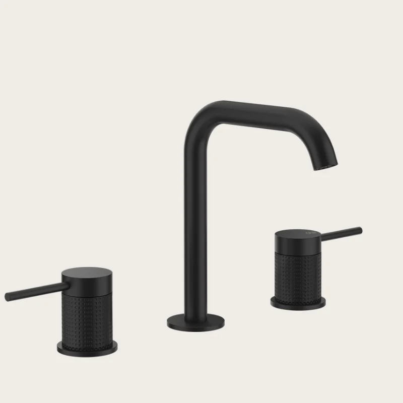 Смеситель для раковины, Gessi, 316 Cesello, цвет-черный матовый