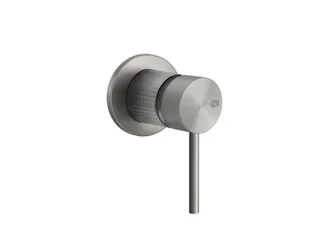 Смеситель для душа, Gessi, Cesello, цвет-Black Metal Brushed PVD