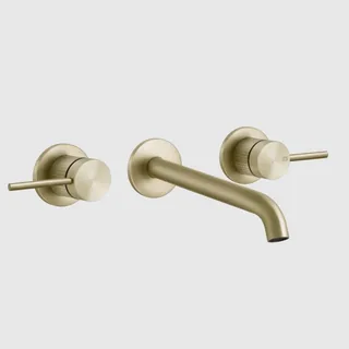 Смеситель для раковины, Gessi, 316 Cesello, цвет-Brushed Brass PVD