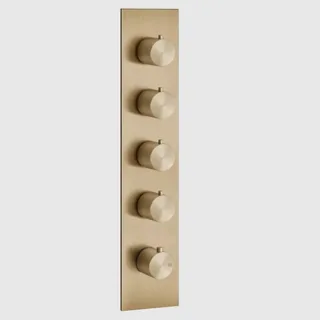 Смеситель для душа, Gessi, 316, на 4 потребителя, цвет-Warm Bronze Brushed PVD — иконка