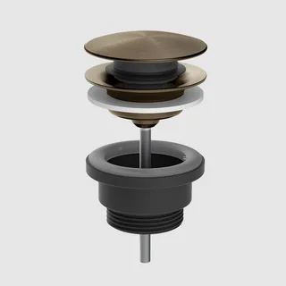 Донный клапан, Gessi, 1 1/4, диаметр, мм-66, для раковины, цвет-Coffee Bronze Brushed PVD — иконка
