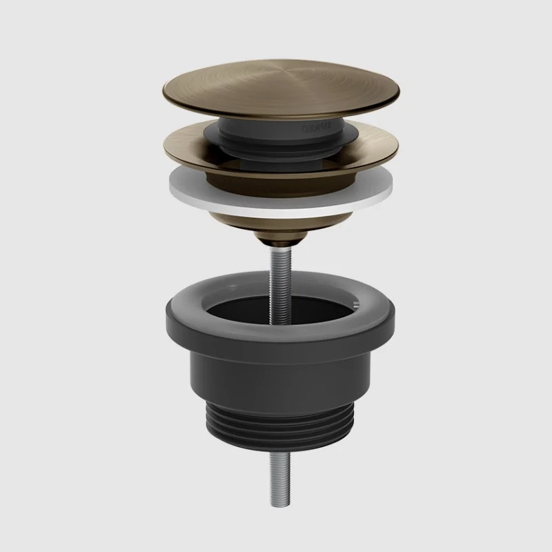 Донный клапан, Gessi, 1 1/4, диаметр, мм-66, для раковины, цвет-Coffee Bronze Brushed PVD