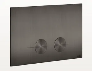 Клавиша смыва, Gessi, Geberit Sigma 8/12, шгв 245*5*155, цвет-Black Metal Brushed