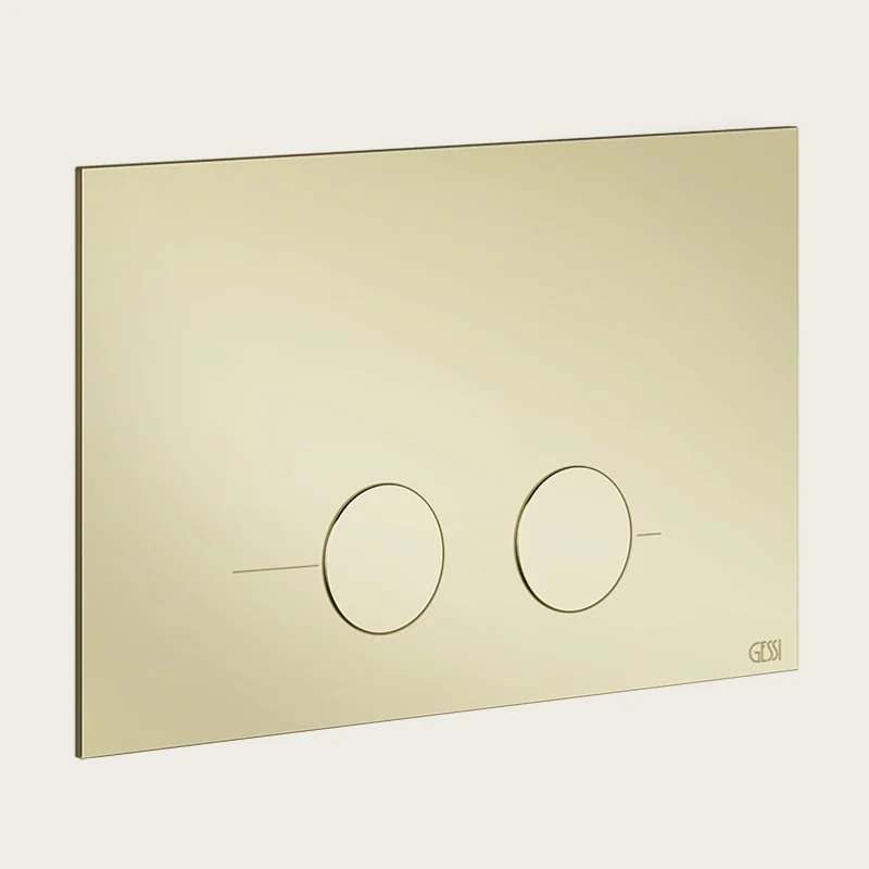 Клавиша смыва, Gessi, для унитаза, шгв 245*5*155, цвет-Brass PVD