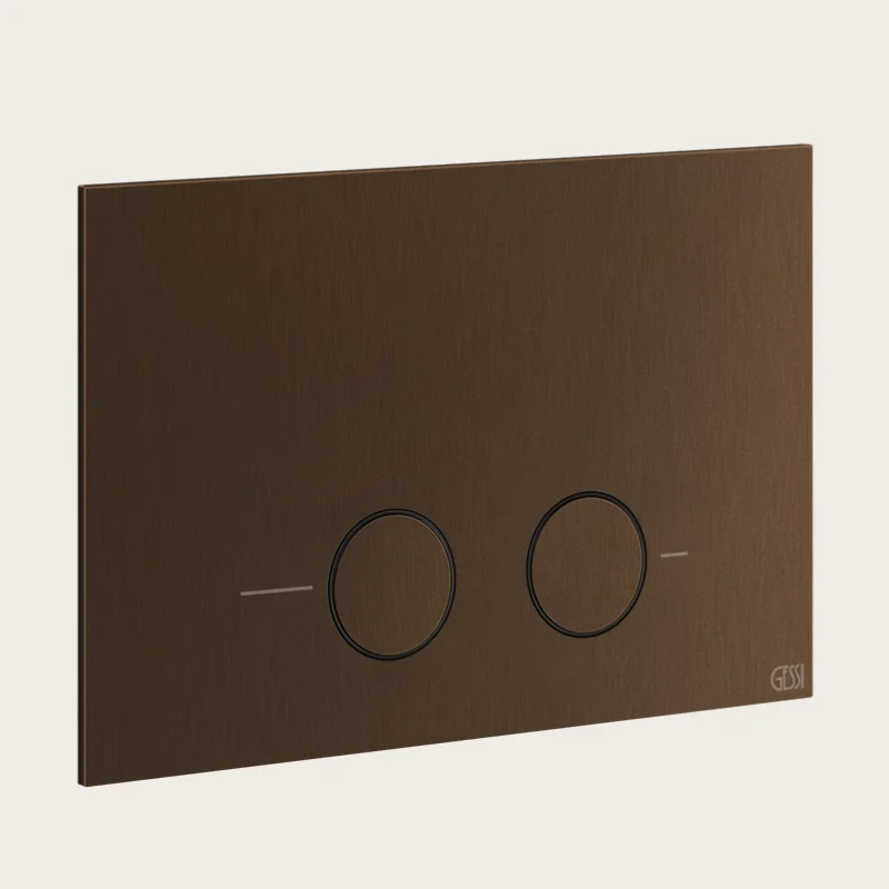 Клавиша смыва, Gessi, для унитаза, шгв 245*5*155, цвет-Dark Bronze