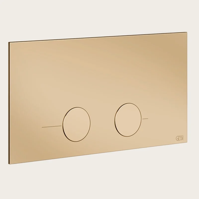 Клавиша смыва, Gessi, для унитаза, шгв 270*5*140, цвет-Warm Bronze PVD