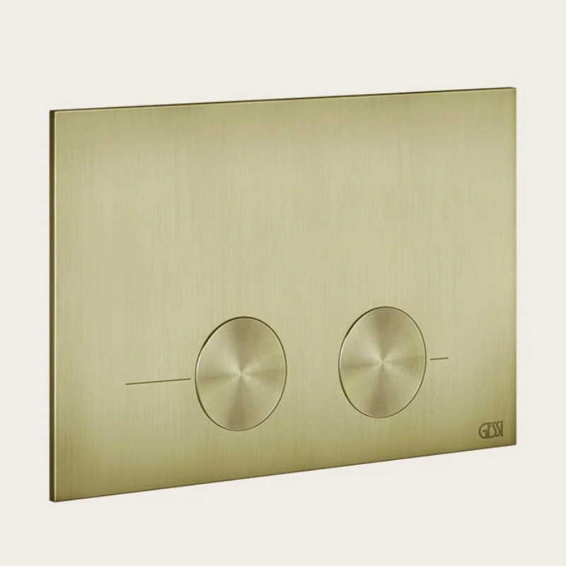 Клавиша смыва, Gessi, для унитаза, шгв 215*5*145, цвет-Brushed Brass PVD