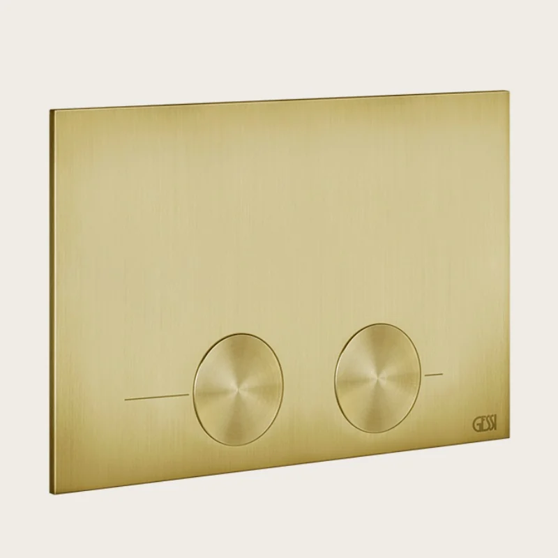 Клавиша смыва, Gessi, для унитаза, шгв 215*5*145, цвет-Brushed Gold PVD