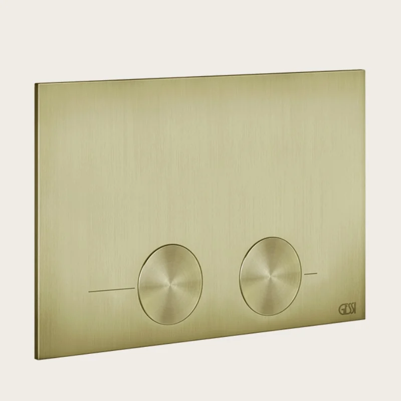 Клавиша смыва, Gessi, для унитаза, шгв 215*5*145, цвет-Brushed Brass PVD