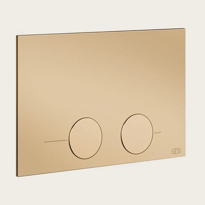 Клавиша смыва, Gessi, для унитаза, шгв 215*5*145, цвет-Warm Bronze PVD