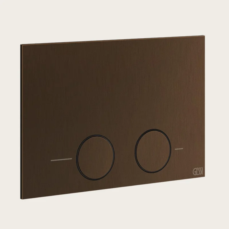 Клавиша смыва, Gessi, для унитаза, шгв 215*5*145, цвет-Dark Bronze