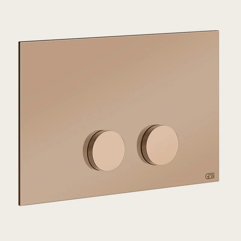 Клавиша смыва, Gessi, Anello, Diamantato, для унитаза, шгв 245*17*155, цвет-Copper PVD
