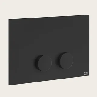 Клавиша смыва, Gessi, Anello, Diamantato, для унитаза, шгв 245*17*155, цвет-черный матовый