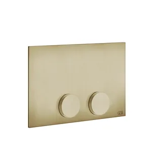 Клавиша смыва, Gessi, Anello, для унитаза, шгв 215*12*145, цвет-Brushed Brass PVD