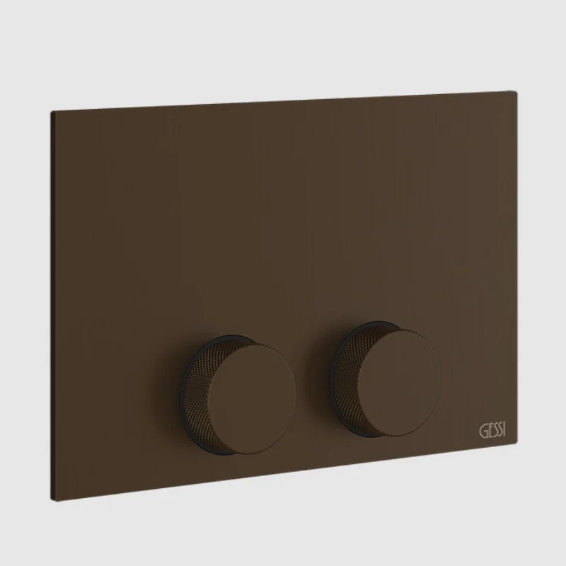 Клавиша смыва, Gessi, Anello, для унитаза, шгв 215*12*145, цвет-Dark Bronze