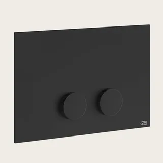 Клавиша смыва, Gessi, Ingranaggio, Rigato, для унитаза, шгв 245*17*155, цвет-черный матовый