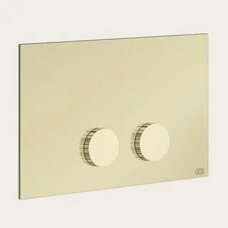 Клавиша смыва, Gessi, Ingranaggio, Rigato, для унитаза, шгв 245*17*155, цвет-Brass PVD