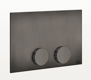 Клавиша смыва, Gessi, Ingranaggio, Tece (TeceProfil, TeceBox), для унитаза, шгв 215*12*145, цвет-Black Metal Brushed PVD