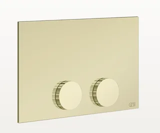 Клавиша смыва, Gessi, Ingranaggio, Tece (TeceProfil, TeceBox), для унитаза, шгв 215*12*145, цвет-Brass PVD — иконка