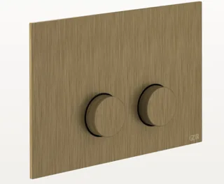 Клавиша смыва, Gessi, Ingranaggio, Tece (TeceProfil, TeceBox), для унитаза, шгв 215*12*145, цвет-Antique Brass — иконка