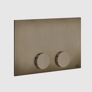 Клавиша смыва, Gessi, Ingranaggio, Tece (TeceProfil, TeceBox), для унитаза, шгв 215*12*145, цвет-Coffee Bronze Brushed PVD