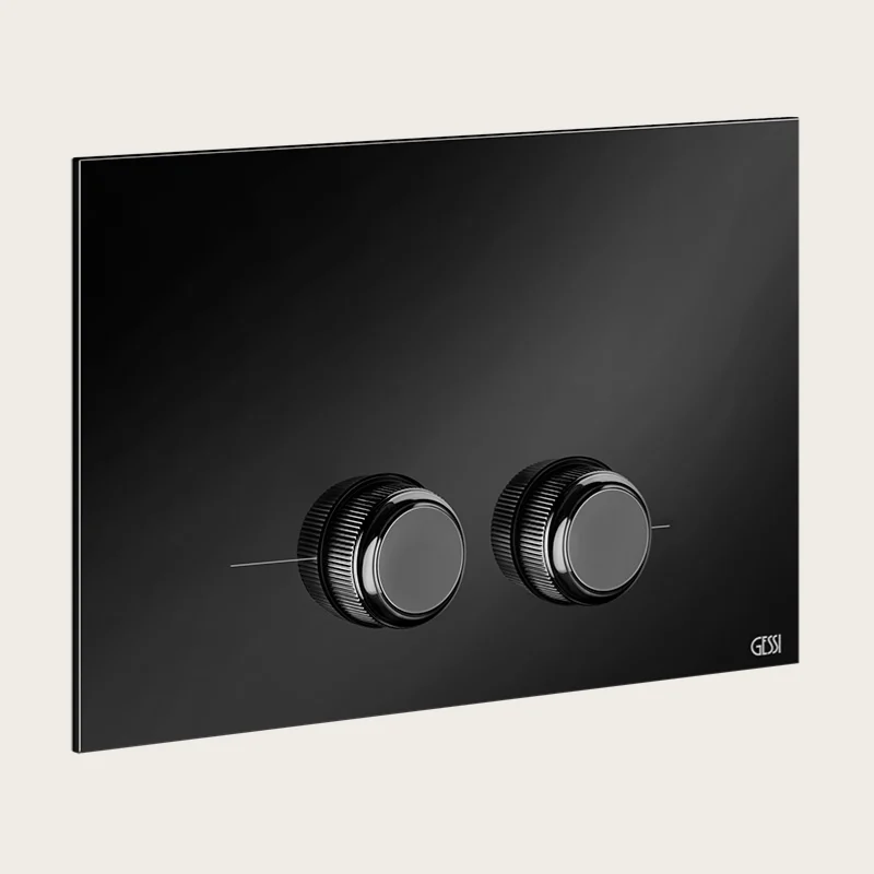 Клавиша смыва, Gessi, VENTI20, для унитаза, шгв 245*17*155, цвет-Black Metal PVD