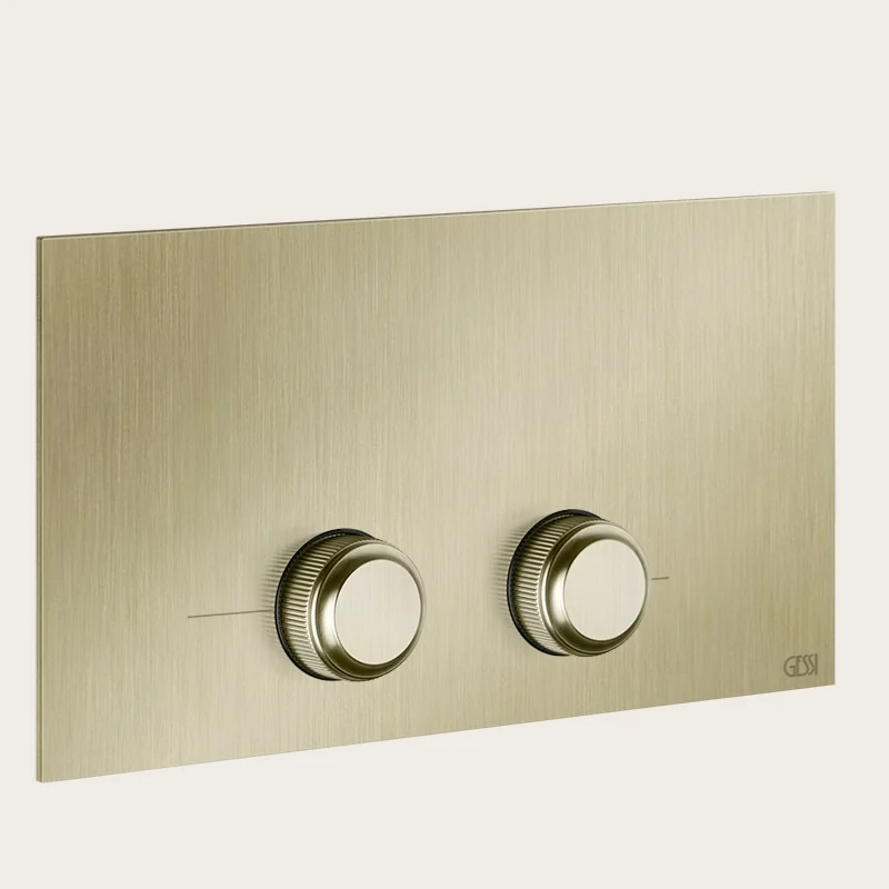 Клавиша смыва, Gessi, для унитаза, шгв 270*17*140, цвет-Brushed Brass PVD