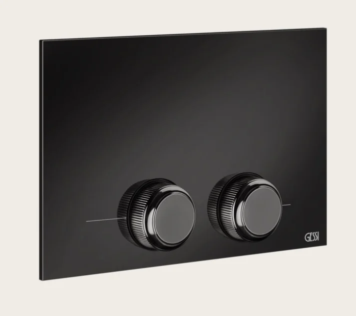 Клавиша смыва, Gessi, VENTI20, для унитаза, шгв 215*17*145, цвет-Black Metal PVD