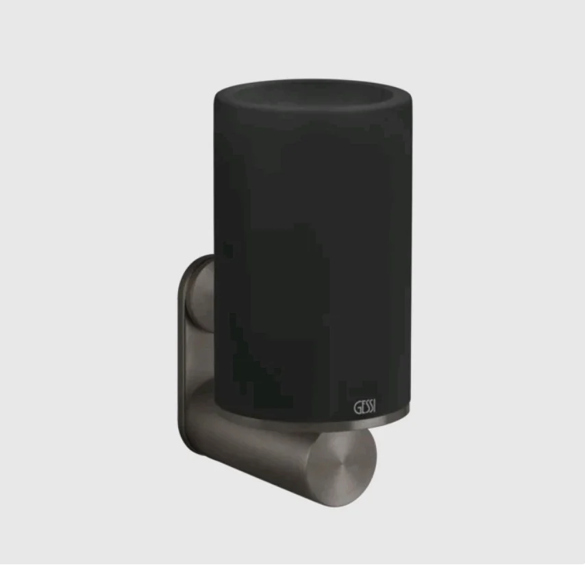 Стакан, Gessi, 316, шгв 75*107.5*154, цвет-чёрный/Black Metal Brushed PVD
