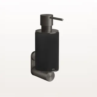 Дозатор для жидкого мыла, Gessi, 316, шгв 75*149*218, цвет дозатора-Black Metal Brushed PVD/чёрный