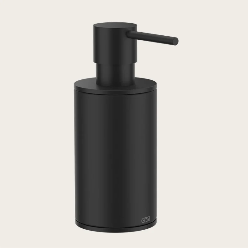 Дозатор для жидкого мыла, Gessi, 316, шгв 75*117*191, цвет дозатора-черный матовый