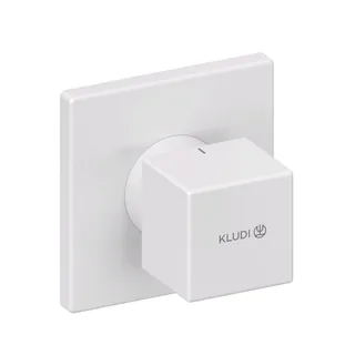 Вентиль, Kludi, DECUS, без запорного вентиля, цвет-белый матовый (Matt White, Bianco Opaco)