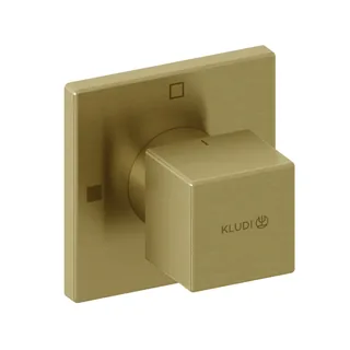 Вентиль, Kludi, DECUS, переключающий (дивертор), на 2 положения, цвет-Brushed Gold