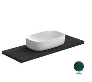 Раковина, Scarabeo, Moon, шгв 720*420*180, отверстия для смесителя-отсутствуют, цвет-Musk matt