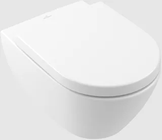 Унитаз, Villeroy&Boch, Subway 2.0, подвесной, шгв 370*560*365, CeramicPlus/AntiBac, цвет-камень белый
