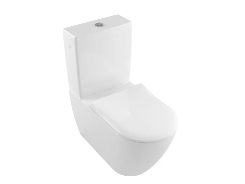 Унитаз, Villeroy&Boch, Subway 2.0, напольный, шгв 370*700*400, CeramicPlus, цвет-альпийский белый