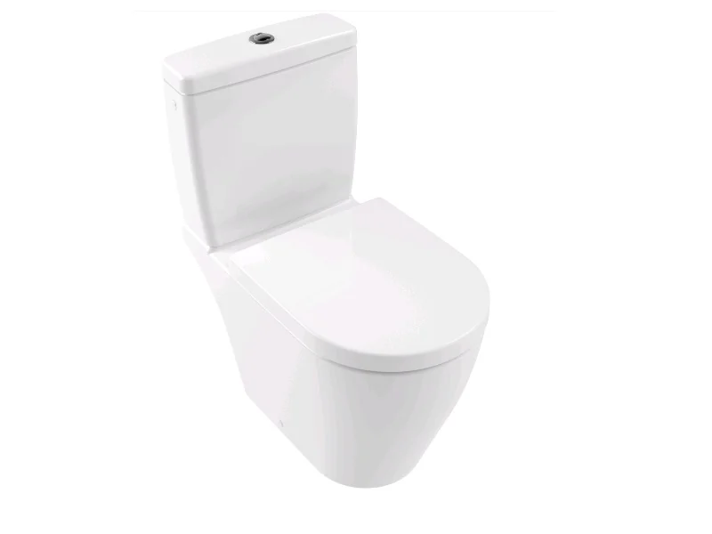Унитаз, Villeroy&Boch, Avento, напольный, шгв 370*640*400, CeramicPlus, цвет-альпийский белый
