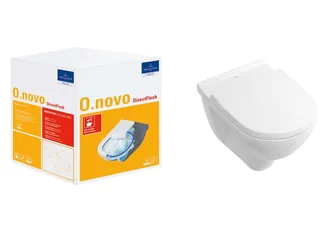 Унитаз, Villeroy&Boch, O'Novo, подвесной, шгв 360*560*350, CeramicPlus, цвет-альпийский белый