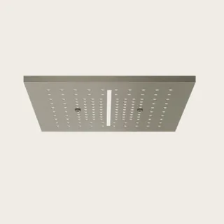 Накладная панель, Gessi, Afilo, 305*305, для многофункциональной душевой системы, цвет-Steel Brushed