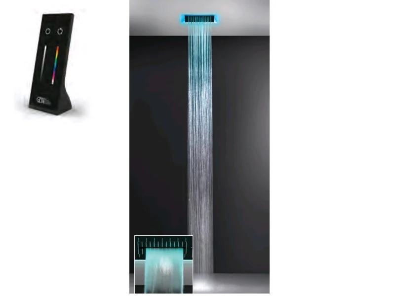 Накладная панель, Gessi, Afilo, для многофункциональной душевой системы, шг 300*300, цвет -Copper Brushed PVD