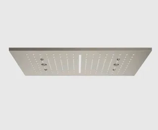 Накладная панель, Gessi, Afilo, 300*500, для многофункциональной душевой системы, цвет-Steel Brushed