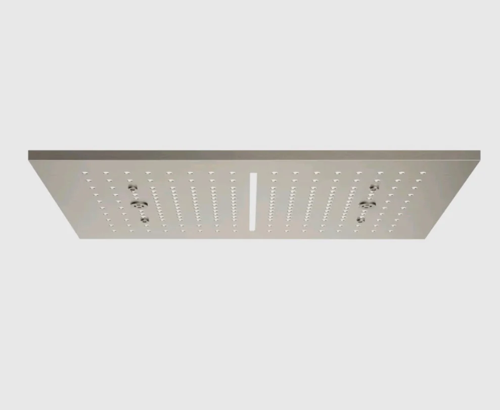 Накладная панель, Gessi, Afilo, 300*500, для многофункциональной душевой системы, цвет-Steel Brushed