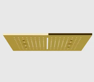 Накладная панель, Gessi, Afilo, 300*500, для многофункциональной душевой системы, цвет-Gold PVD